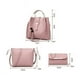 thumbnail image 2 of Set 3 Bolsas BELUG Borla Moda Cartera Crossbody Tote Hobo Pu Color Rosa, 2 of 3