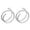 Silver, variant on Nose Jewelry for Women Nose Ring Spiral Nostril Piercing Double Ring Nose Jewelry for Girls Nose Jewelry Nose,8 mm,Rainbow