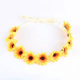 thumbnail image 1 of Corona de girasol Corona de pelo Margarita Flor Diadema Hippie, 1 of 4