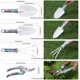 thumbnail image 5 of Herramientas de jardinería, 5 piezas de herramientas manuales de jardinería, herramienta de jardinería con estuche de transporte, herramientas de jardinería resistentes con mango ergonómico, regalo, 5 of 8
