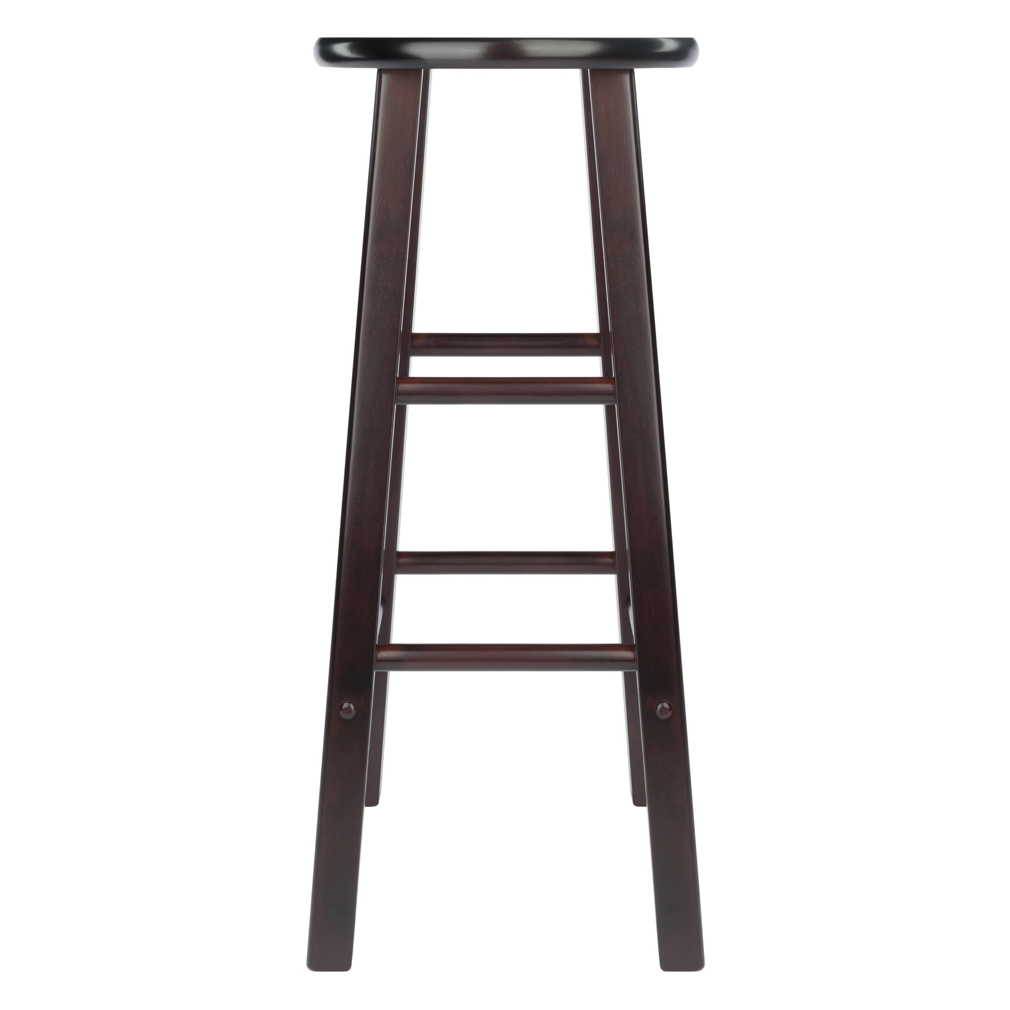 Winsome Element 2-Piece Bar Stools, Espresso Finish