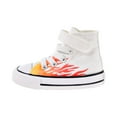 thumbnail image 4 of Converse Chuck Taylor All Star 1V HI Flames Toddler Shoes White-Red-Yellow 766198f, 4 of 6