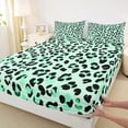 thumbnail image 3 of Castle Fairy Teens Female Men Cheetah Print Queen Sheet Sets,Animal Print Bed Set, 3 of 7