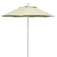 thumbnail image 2 of 7.5' Hex Home Patio Umbrella 6 Rib Crank Champagne Bronze with Navy Blue spun acrylic canopy, 2 of 10