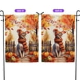 thumbnail image 2 of Happy Thanksgiving Sphynx Give Thanks Fall Beanie Scarf Welcome Garden Flag 12x18in Double Sided Cat Lover Kitten Owner Gifts Idea Outdoor Decor - 00020, 2 of 5