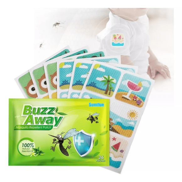 Parches Repelentes Mosquitos Naturales Adhesivos UNIVERSOENLINEA 36 Bebes