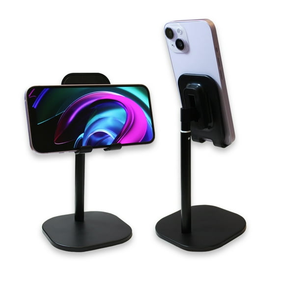 2-Pack Fenzer Cell Phone Stand Adjustable Phone Holer for Desk, Computer Office Desk Accessories for iPhone 16 Holder Women Kitchen Essentials Fits All Mobile Phones Switch Kindle iPads Tablet 4-10in