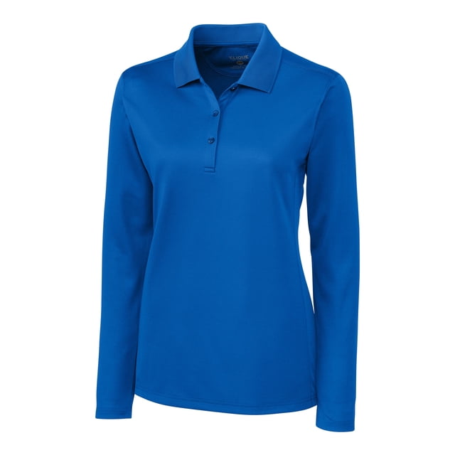 Clique L/S Ice Lady Pique Polo Shirt