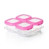 OXO Tot Baby Blocks Food Storage Containers 4 oz - Pink