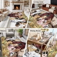 thumbnail image 6 of 6x9 Washable Area Rug, Farmhouse Animal Non-Slip Large Rectangle Rug for Living Room Dining Room, Pig Cat Cow Indoor Floor Mat for Home Decor, 6 of 9