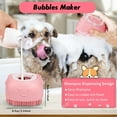 thumbnail image 4 of Hoolife Pet Grooming Brush Kit, 8 Pcs for Shedding & Matted Fur, with Flea Comb and Dog Bath Brush, Cat Dog Brush Grooming Kits, Pink, 4 of 8