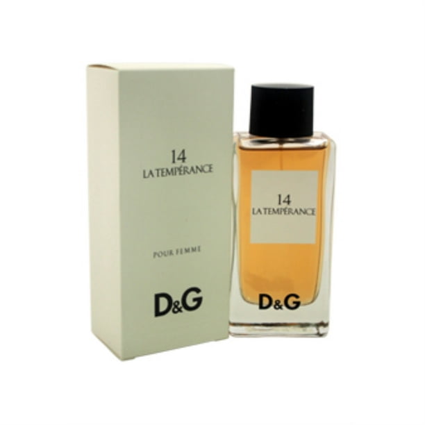 Dolce & Gabbana D&g 14 la tempérance de Dolce & Gabbana pour Femme - 3,3 oz EDT Spray
