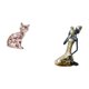 thumbnail image 5 of Figura de escritorio,Estatua de gato en estante,escritorio,oficina,decoración del hogar,Estatua de dama,Estatua de mujer tribal africana hecha a mano,artesanías de cafetería,Adorno de resina, 5 of 8