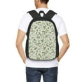 thumbnail image 6 of Vsdgher Green Rabbit Print Backpack for Women Men School Bookbag with Laptop Compartment for College Work Travel, Simple Fashion Casual Daypack, Fit 15" Laptop, 6 of 8