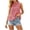 Red, variant on Womens Gingham Ruffle Hem Tank Tops- Relaxed Fit Sleeveless Casual Trendy Summer Crew Neck Ladies Shirts Red Size 2XL
