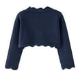 thumbnail image 4 of yillto Cardigan Sweater for Toddler Girls Round Neck Long Sleeve Lightweight Knit Coat, 4 of 6