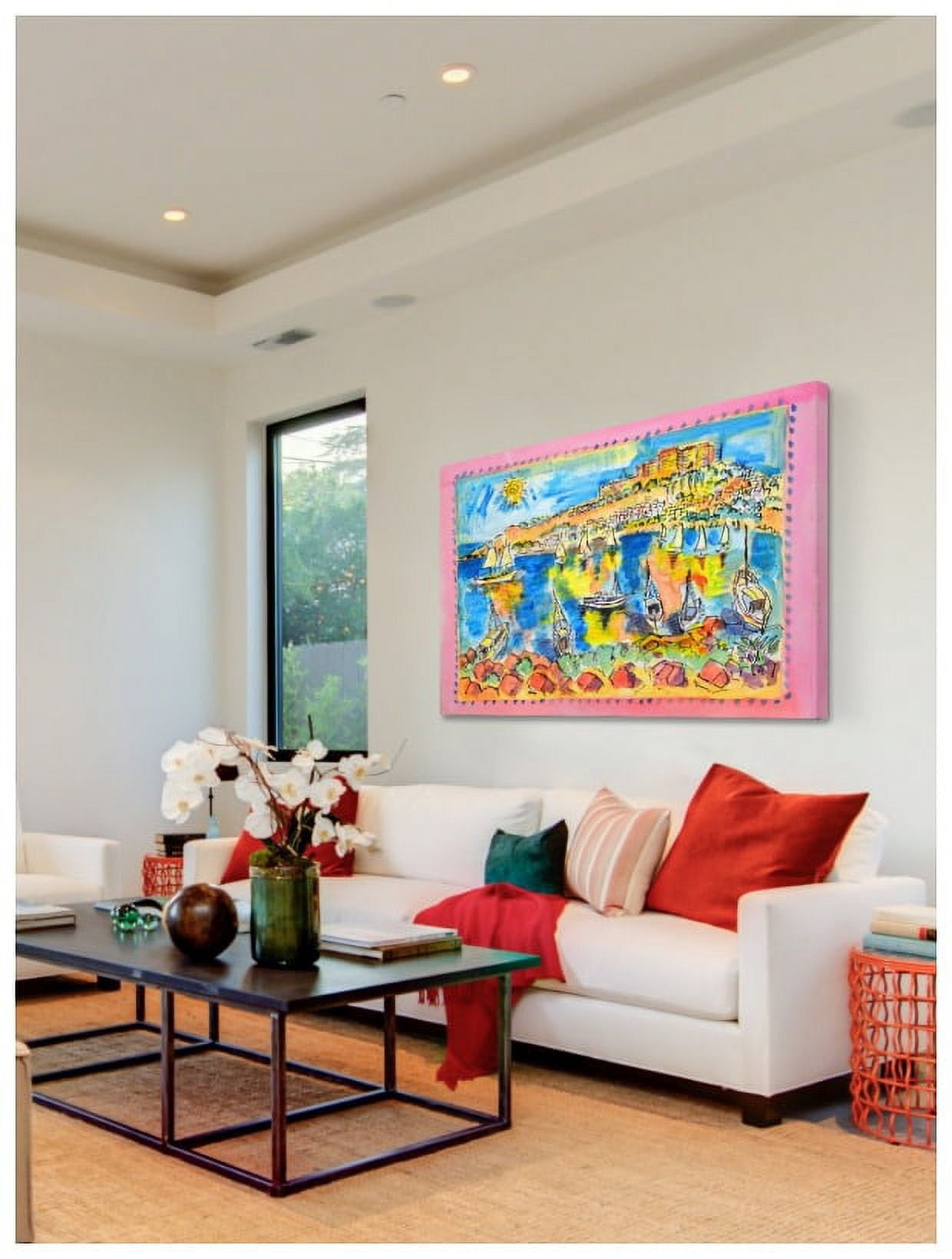 Marmont Hill "Rhodes Greece" by Wayne Ensrud Painting Print on Canvas