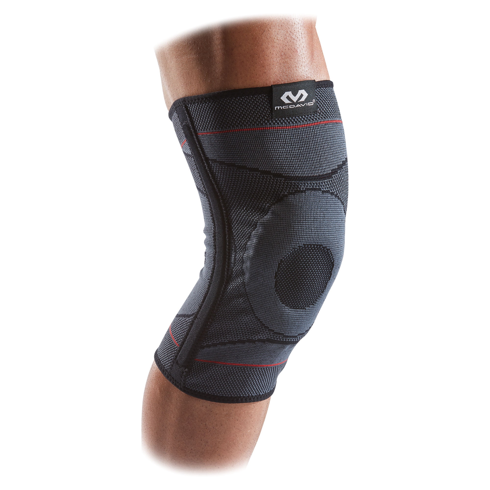 McDavid Knee Compression Knit Sleeve W/ Gel Buttress and Stays, S/M