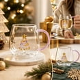 thumbnail image 5 of Glass Christmas Tree Mug, Transparent 3D Design Beverage Cup, Holiday Gift Cup, 5 of 7