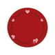 thumbnail image 2 of Juego de manteles individuales redondos con forma de corazón | Decoración de mesa para San Valentín, aniversario y boda | Mantel individual de lino resistente al calor de 35 cm para restaurantes, 2 of 6