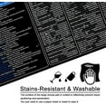 thumbnail image 5 of MAC Shortcut Key Mouse Pad Black Large Gaming Mouse Pad XL Desk Mat 31.5x11.8x0.12 inch Large Mouse Pad for Desk (MAC Shortcut Key), 5 of 6