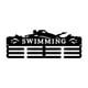 thumbnail image 1 of Perchero para medallas, expositor de medallas deportivas, organizador de hierro negro para carreras deportivas nadar, 1 of 9