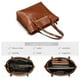 thumbnail image 3 of Bolso Kattee de piel auténtica vintage de gran capacidad, 3 of 9