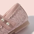 thumbnail image 5 of FLMEI Little Big Girls Princess Shoes for Kids Baby Bowknot Fashion Dress Shoes Spring Fall Summer Girls Shiny Flats for Toddler, 5 of 9