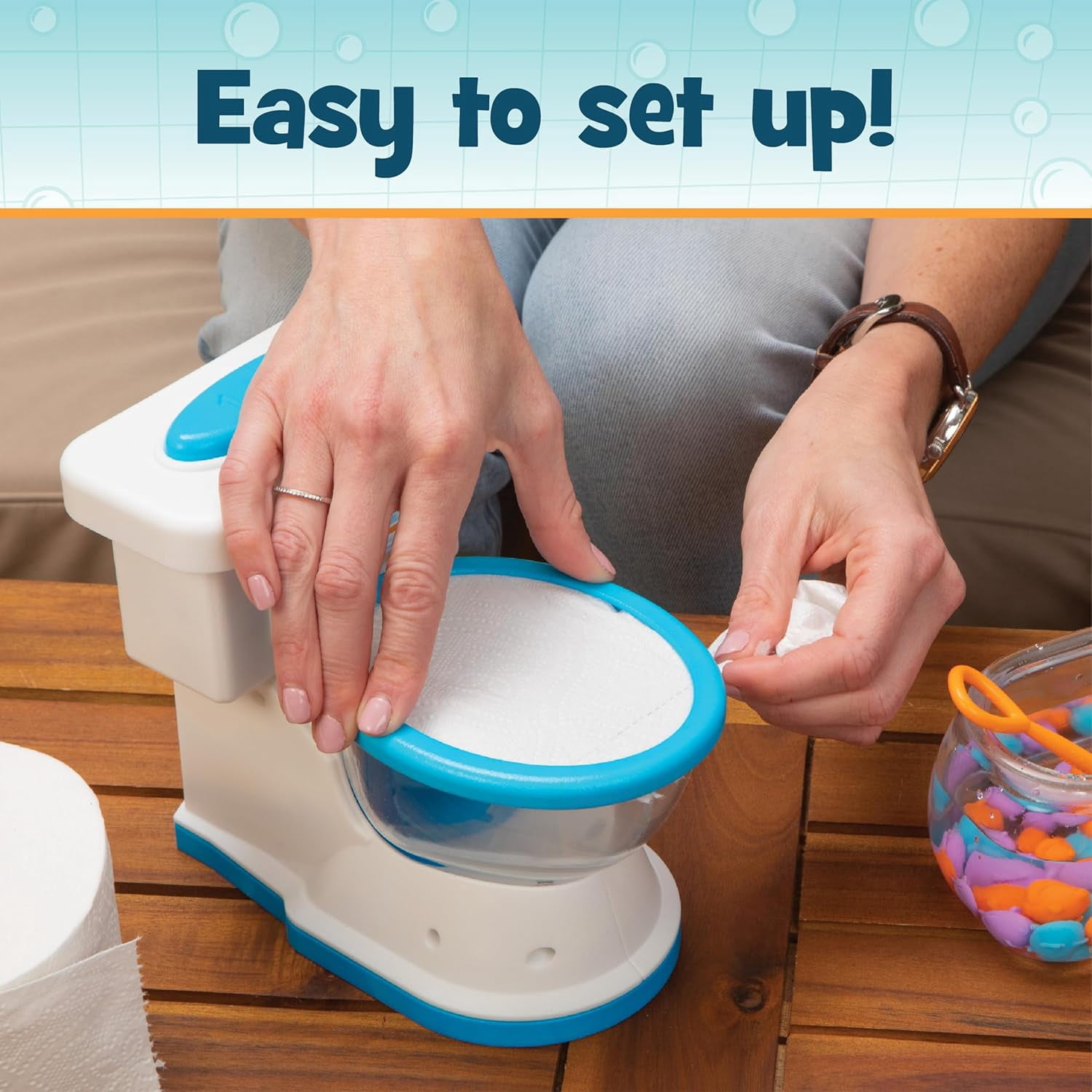 PlayMonster, Don't Flush the Fish, Kids & Family Games, Board Game for Children Ages 4 and up