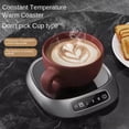 thumbnail image 7 of Fast Mug Warmer, 3 Temp Settings & 8 Timer, Coffee Cup Warmer Plate for Desk Auto Shut Off, Cup Heated Coaster for Home Office Coffee, Tea, Milk, 7 of 7
