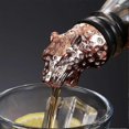 thumbnail image 1 of Botella de aleación de zinc con forma de cabeza de ciervo, rinoceronte, elefante, leopardo, león, cabeza de búfalo, tapón de vino, herramienta para barra de bebidas, accesorios para barra de discoteca, 1 of 4