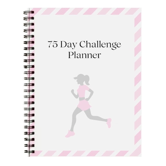 Twin Wire Binding 75 Days Behavior Tracking Planner Workout Reading Diet Journal