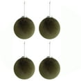 thumbnail image 6 of Velvet Christmas Ornaments Balls,4Pcs 4 Inch Large Velvet Ornaments for Christmas Tree, Soft Flocked Christmas Ornaments Hanging for Christmas Tree Home Office Decoration, 6 of 7