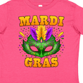 thumbnail image 4 of Inktastic Mardi Gras with Green Masquerade Mask Boys or Girls Toddler T-Shirt, 4 of 5