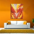 thumbnail image 2 of Georgia Keeffe Paintings Enlarged Flowers Wall Art Red Canna Framed Canvas Art, 2 of 6
