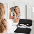 thumbnail image 6 of Hair Tool Organizer Bag with Heat Resistant Mat Removable Travel Storage Case for Hot Air Brushes Curling Irons Cartoon Turtle Pattern, 6 of 8