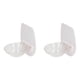 thumbnail image 1 of Soporte para vino de ducha, plástico transparente, Simple, compacto, fácil montaje, soporte para copa de vino para bañera y baño, 2 uds., 1 of 12