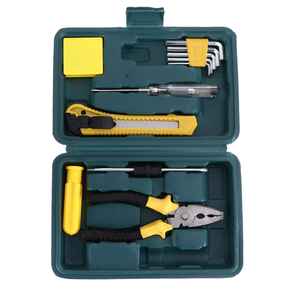 LOVEVER 1 Set Multifunction Hand Tools Kit Household Repairing Combination Tool