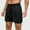 Black, variant on Hvot&aat Men's Summer Athletic Shorts With Liner Lightweight Casual Elastic Waist Drawstring Shorts Quick Dry Gym Shorts