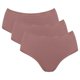 thumbnail image 1 of Sloggi Calzoncillos para mujer, pack de 3 - GO Daily Cotton Midi 3P, calzoncillos, algodón elástico Marrón L (Large), 1 of 3