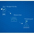 thumbnail image 2 of 18' x 36' Rectangle Premium Blue Solar Blanket, 2 of 3