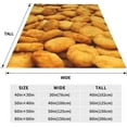 thumbnail image 5 of Chicken Nuggets Throw Blanket for Teens Boys Girls and Adults Chicken Nuggets Lover Soft Warm Cozy Funny Food Flannel Blankets for Couch Sofa Bed Camping Travel Chicken Nuggets Decor Poster 50" X 440", 5 of 6