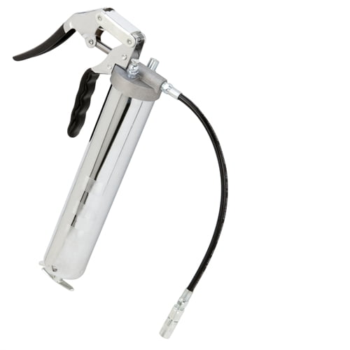 Lumax LX-1160 Silver Deluxe Heavy-Duty Single Shot Air Operated Grease Gun 