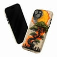 thumbnail image 3 of Mystic Bonsai Tree Phone Case, Japanese Sunset Art Design Protective Phone Cover for iPhone 16 15 14 13 12 11 Pro Max Mini Plus, 3 of 6