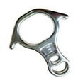thumbnail image 2 of 40kn 8 forma una aleación de aluminio de rappel de rappel de forma profesional de aluminio profesional ligero Plateado, 2 of 8