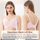 thumbnail image 4 of Bra Greoay Wireless Push-Up, sin costuras, soporte total, cuello en V, 4 of 8
