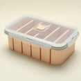 thumbnail image 5 of Honmine Large Capacity Multi Compartment Silicone Lunch Box, Soup Box Food Storage Box Food Grade, Bento Bowl Lunch Box for Microwave Freezer, 5 of 5