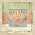 thumbnail image 2 of Paul Brent 12x12 White Modern Wood Framed Wall Art Titled - Montego Scallop, 2 of 5