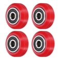 thumbnail image 1 of 4 Pcs Roue d'Imprimante 3D avec Roulement Linéaire 625RS, Roue à Poulie en Plastique pour Imprimante 23D, Rouge, 1 of 5