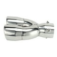 thumbnail image 3 of Unique Bargains 3' Inlet Dia Double Row Stainless Steel Exhaust Muffler Tip for Cars, 3 of 3